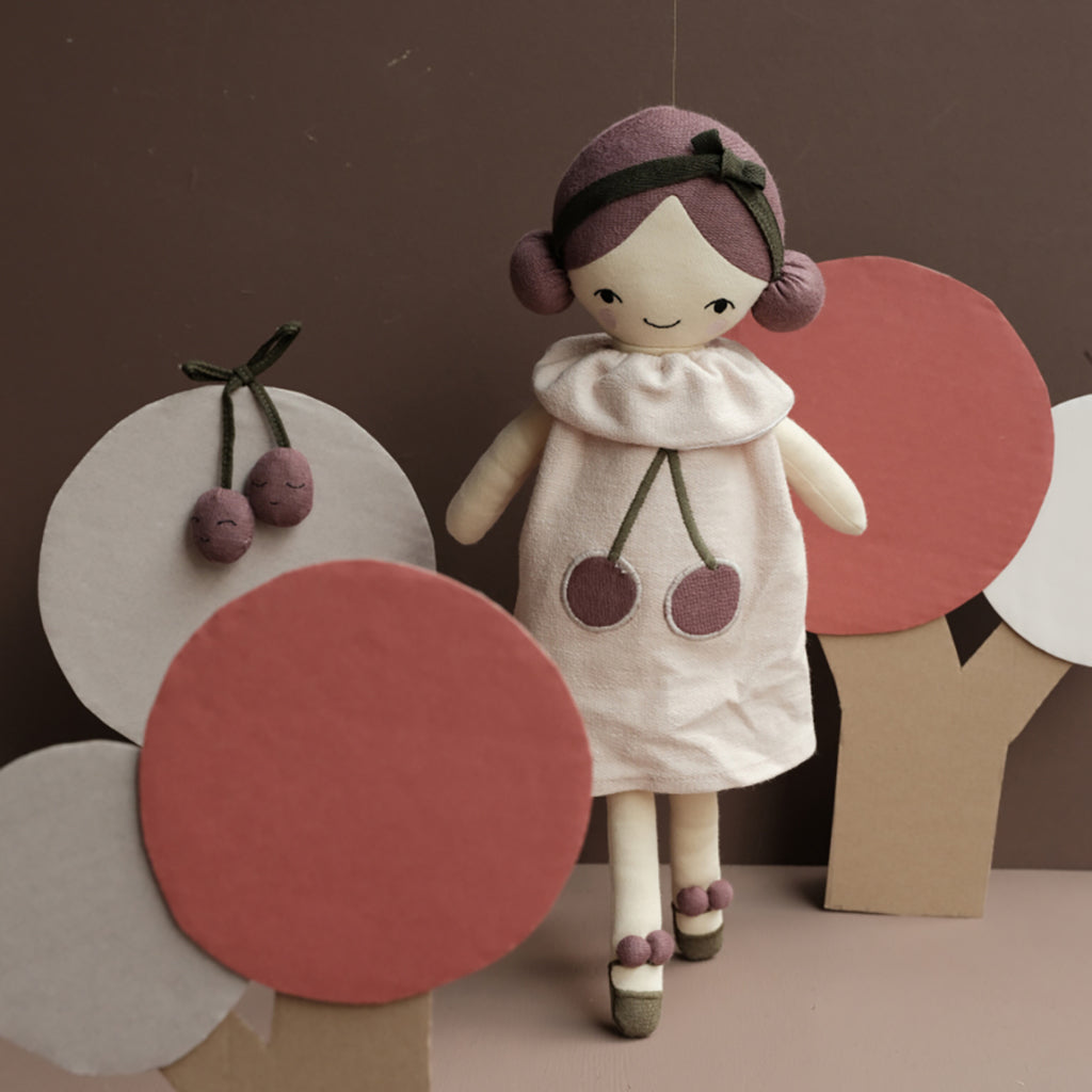 lifestyle_1, Fabelab Cherry Pie Fab Friend Children's Soft Doll Pretend Play Toy