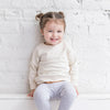 Colored Organica Portland Pullover baby girl fall clothes in Natural