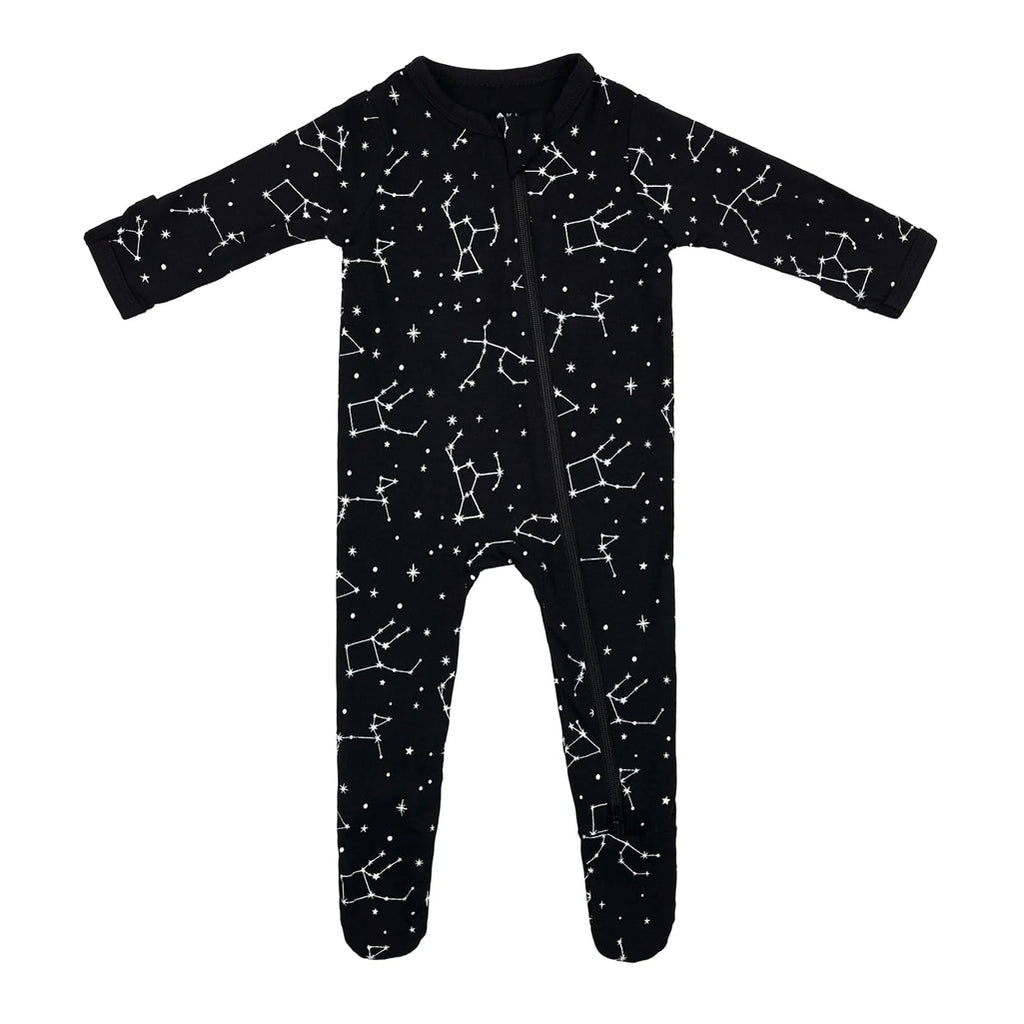 kyte baby midnight constellation footed pajamas for kids
