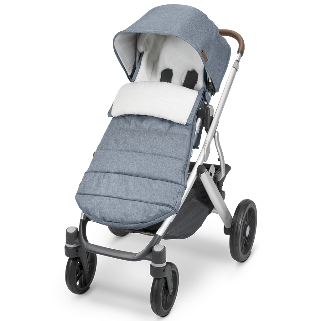 CozyGanoosh Footmuff in Gregory on Stroller