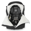 Unzipped Uppababy CozyGanoosh for MESA Car Seat in Jake Black