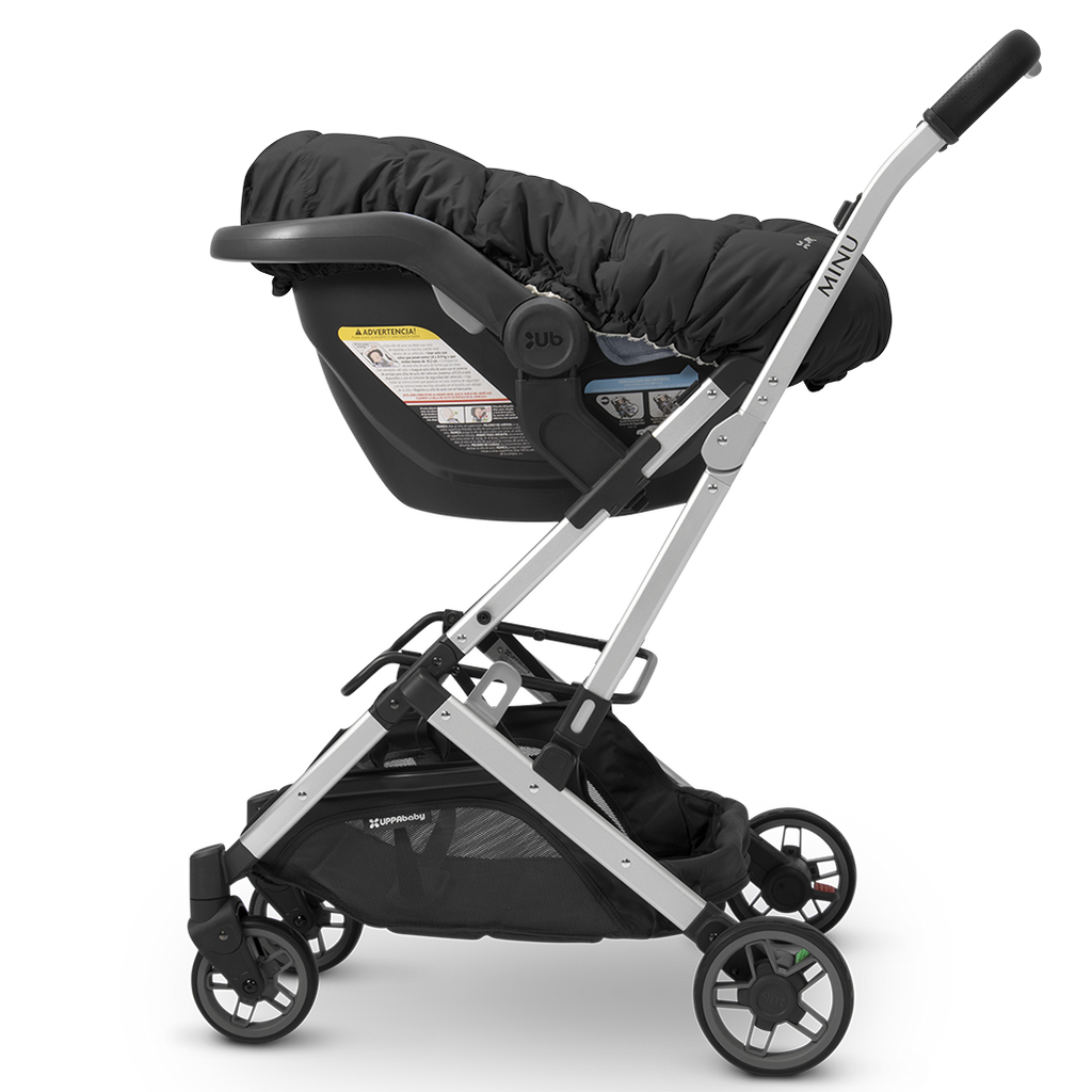 Uppababy CozyGanoosh for MESA Car Seat in Jake Black on Minu Stroller