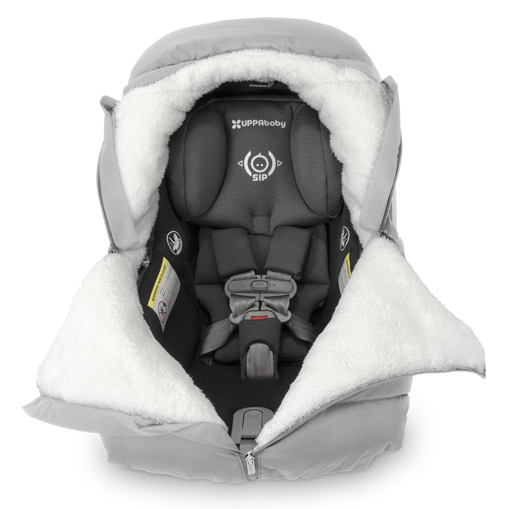 Unzipped Uppababy CozyGanoosh for MESA Car Seat in Stella Grey