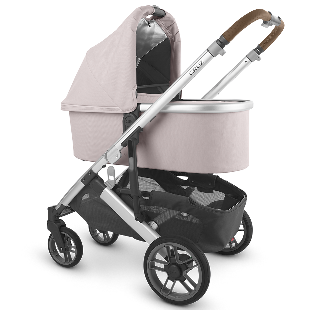 Uppababy Cruz Stroller with Bassinet Accessory in Alice Pink