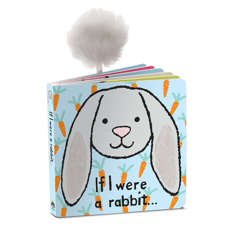 Jellycat If I Were A Rabbit Grey