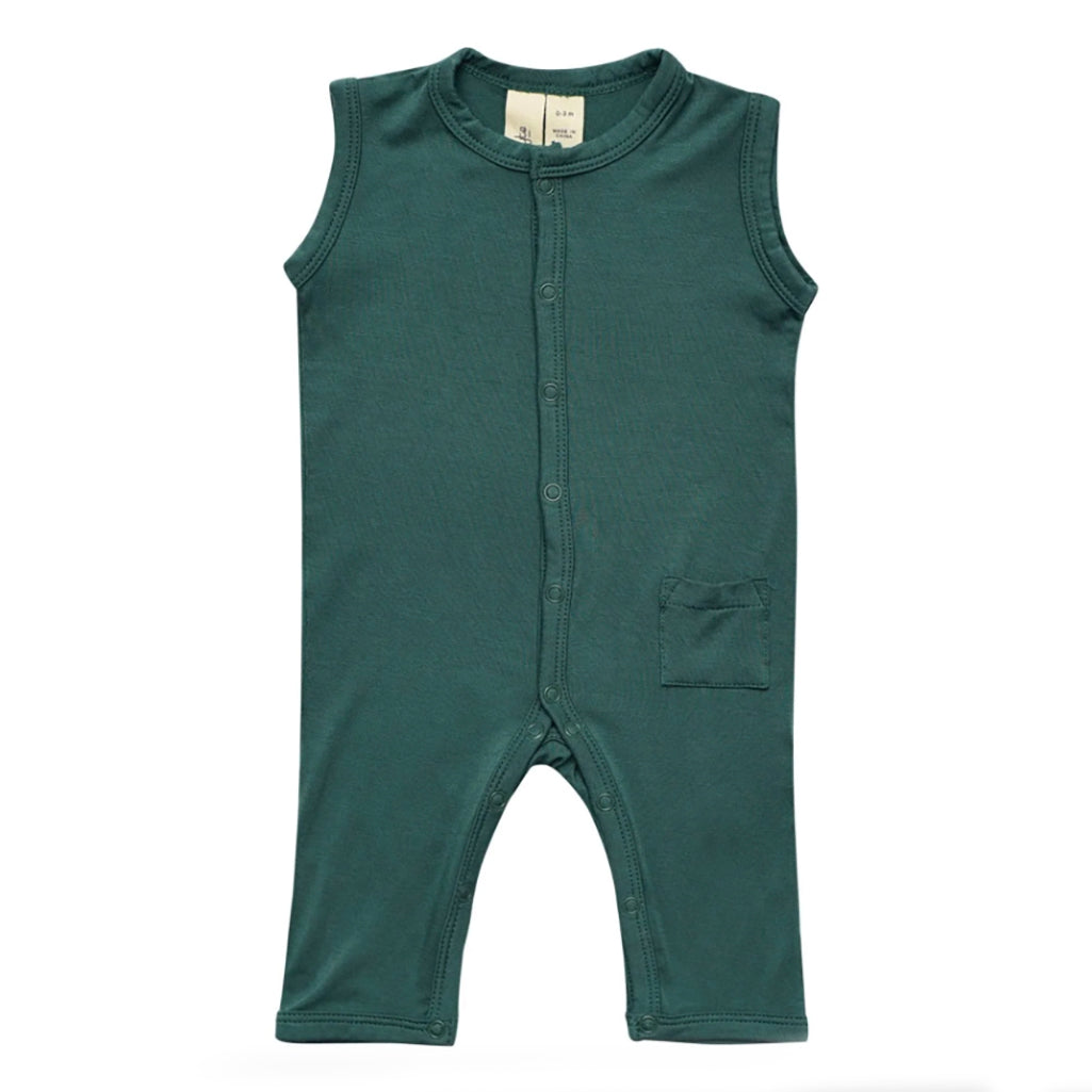 Kyte Baby emerald baby romper