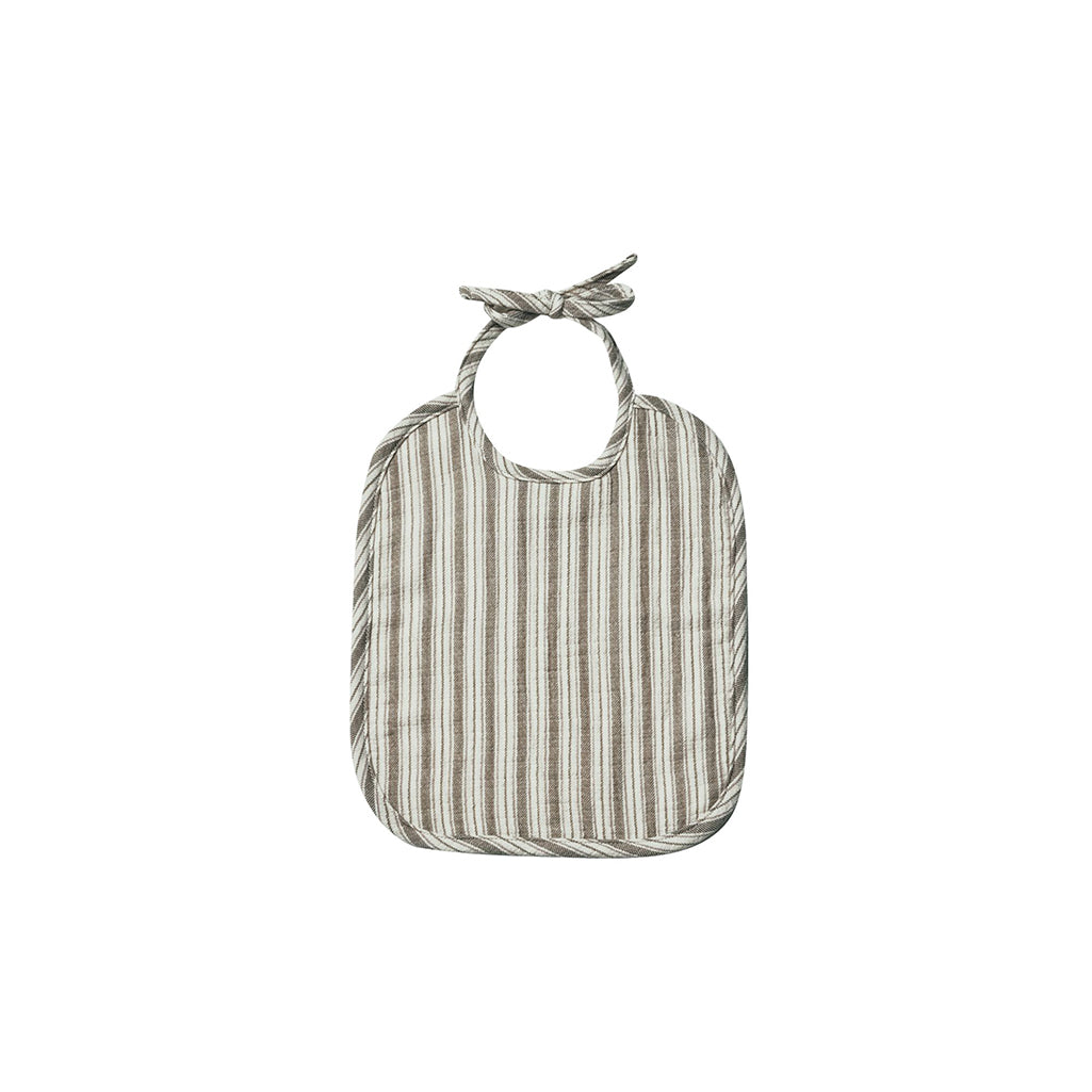 Quincy Mae baby bibs Fern Stripe Bib