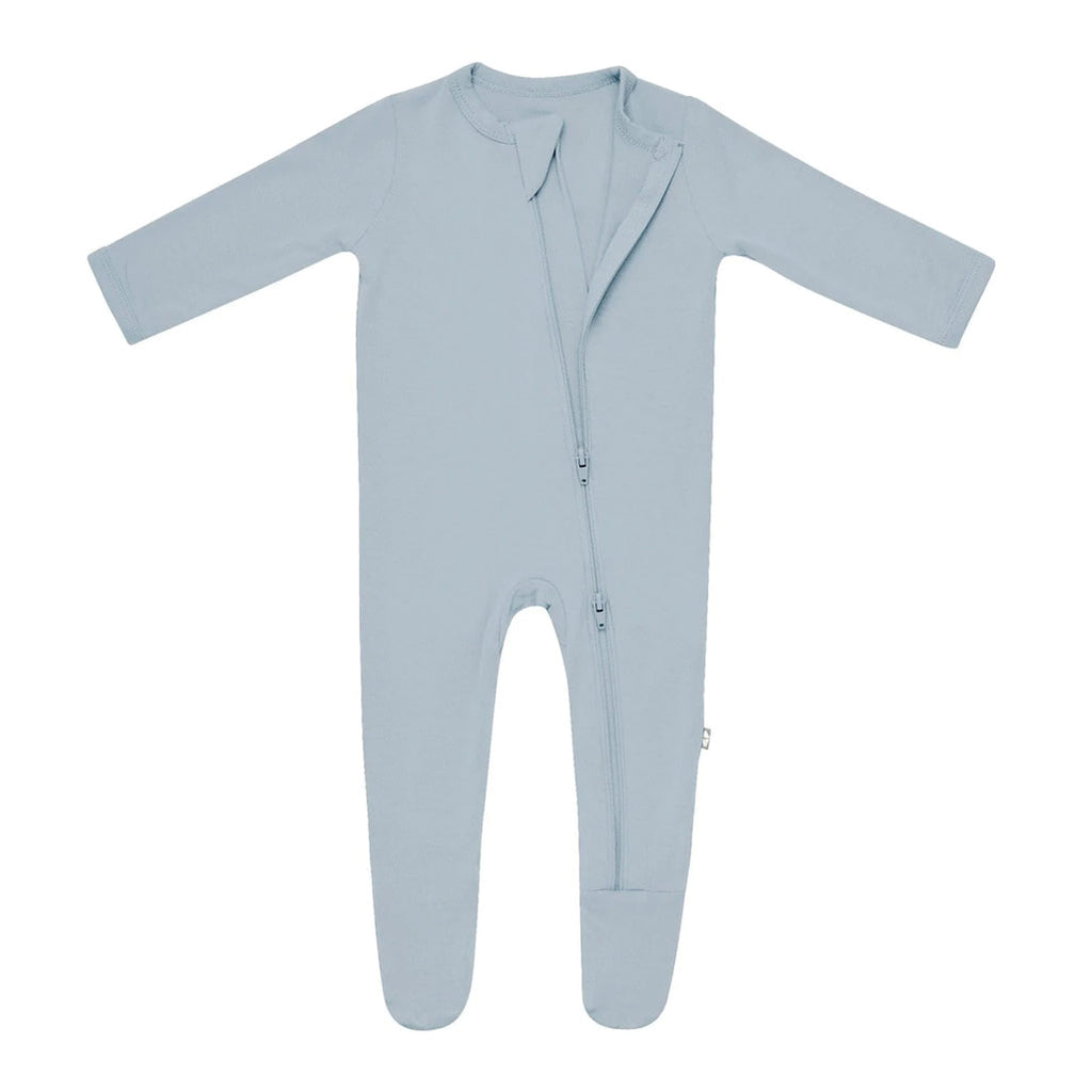 Kyte Baby Zippered footie in cutest khaki color