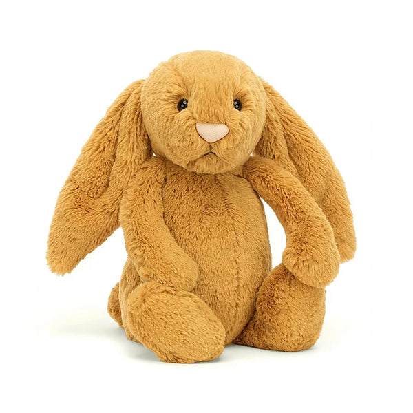 Jellycat stuffed animals - jellycat bunny golden/orange with long floppy ears and a pink nose