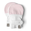 Goumikids Drops Pink GoumiMitts Infant Baby Organic Two-Part Closure