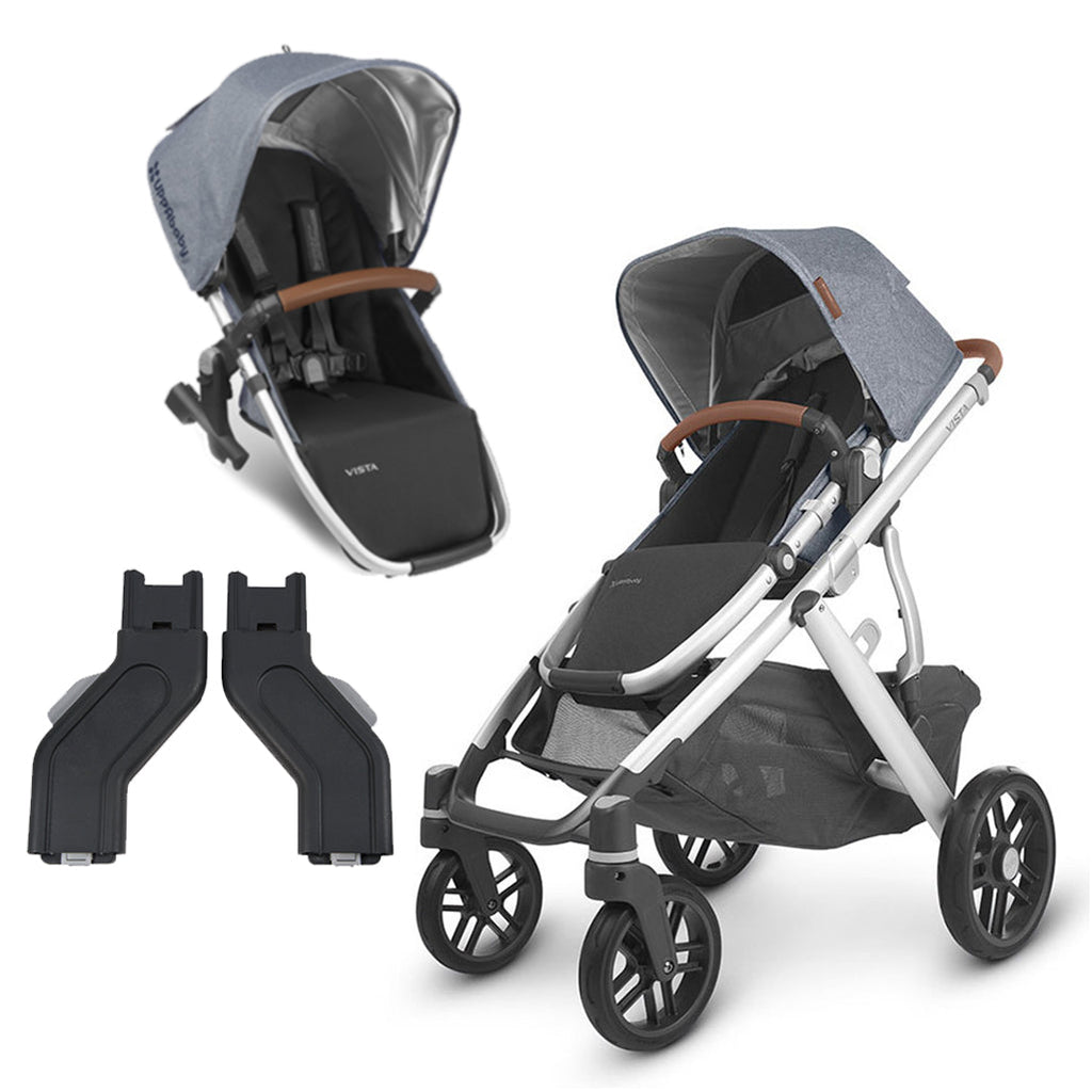UPPAbaby Gregory VISTA V2 Baby Stroller and V2 RumbleSeat Bundle