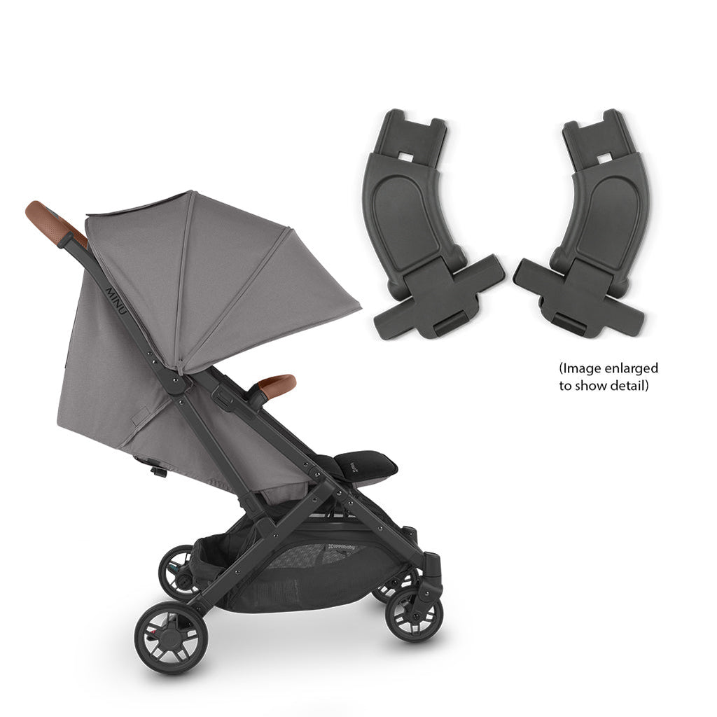 Greyson UPPAbaby Minu V2 compact stroller with Mesa Adapters