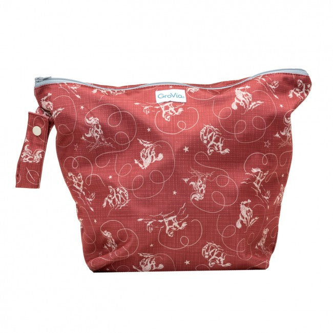 GroVia Cloth Diapering Wet Bags tex red