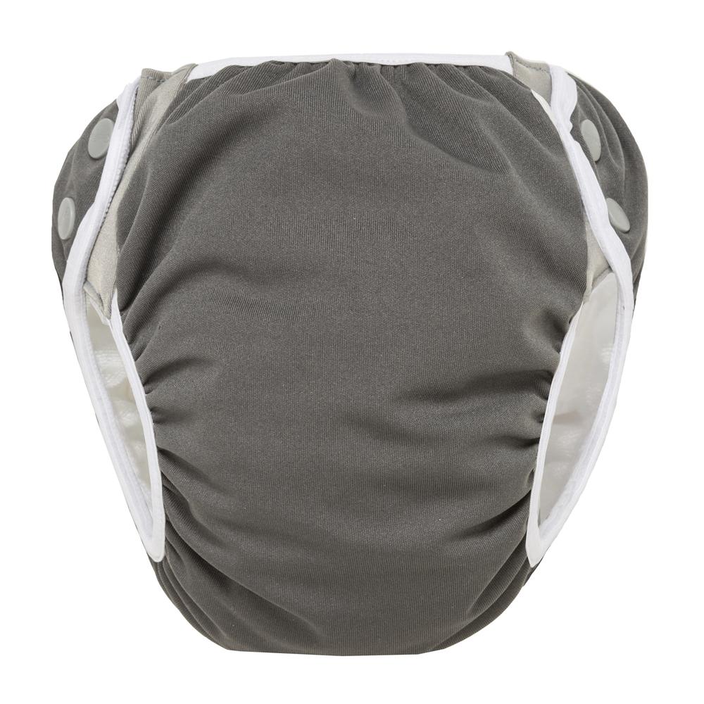 Grovia swim diaper in the cloud gray