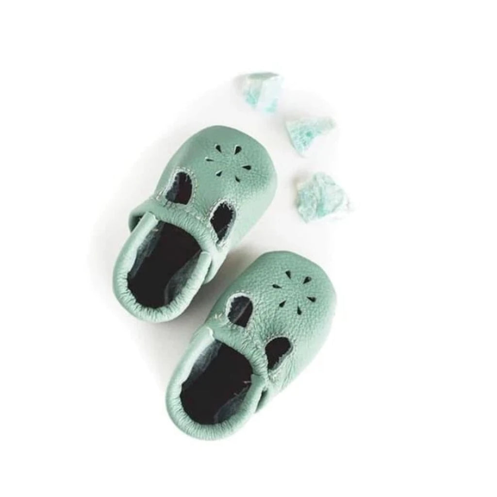 Starry Knight Teal T-Strap kids' shoes