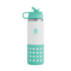 hydro flask with straw water bottle island