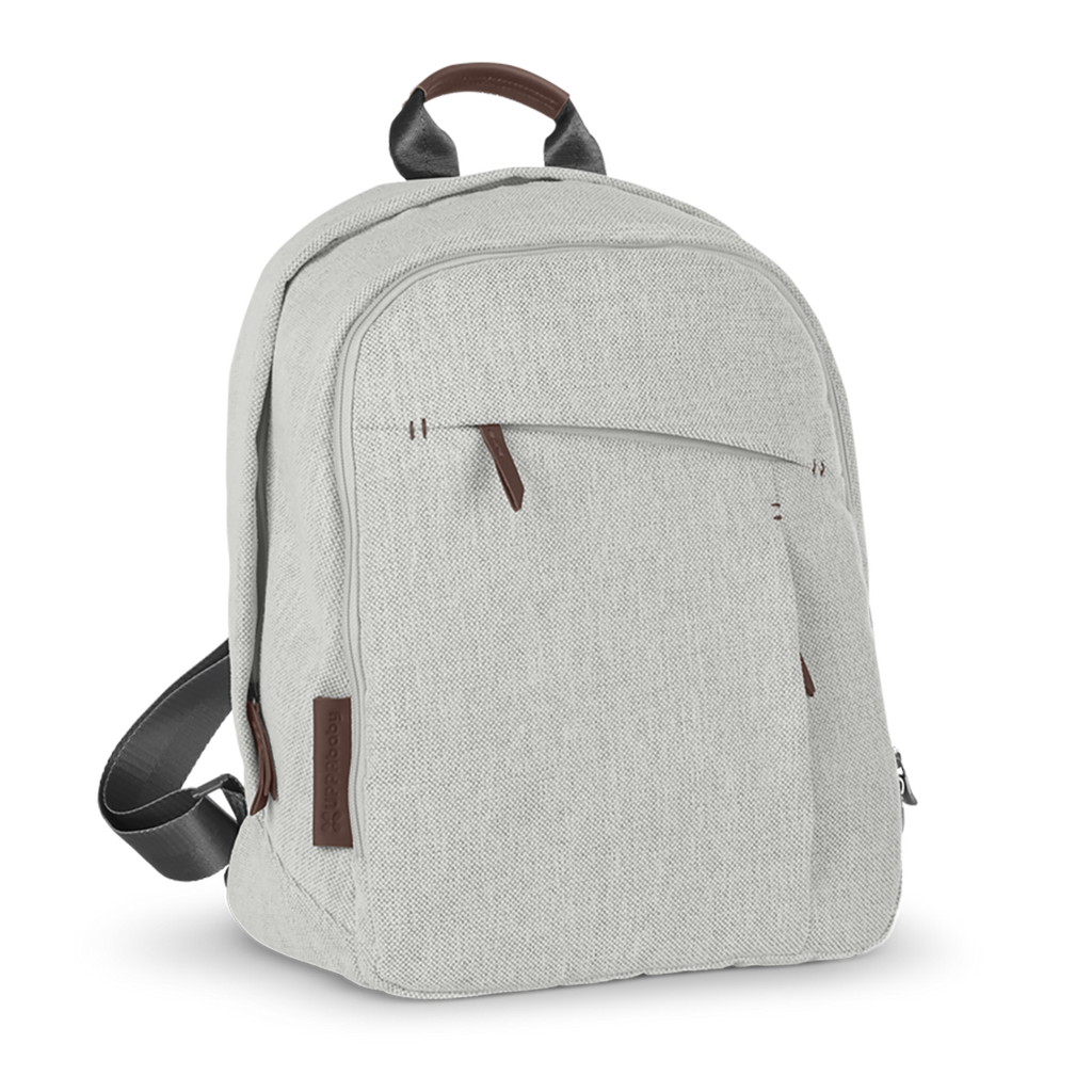 UPPAbaby diaper backpack in heather grey.