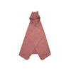 Fabelab Clay Hooded Junior Towel Children's Bathtime Apparel  redish pink