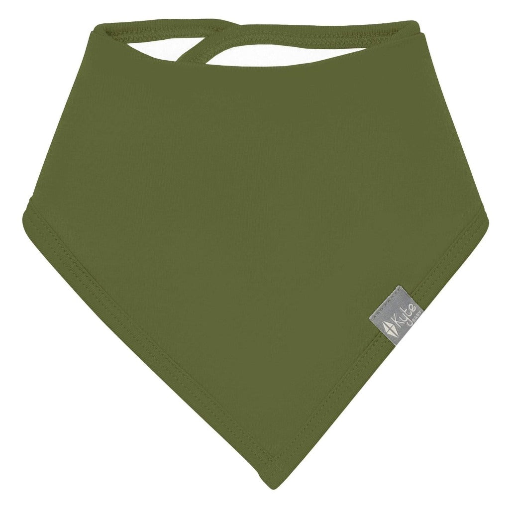 Kyte Baby Boy Bibs in Green, Soft and Gentle Bibs for Baby Boys