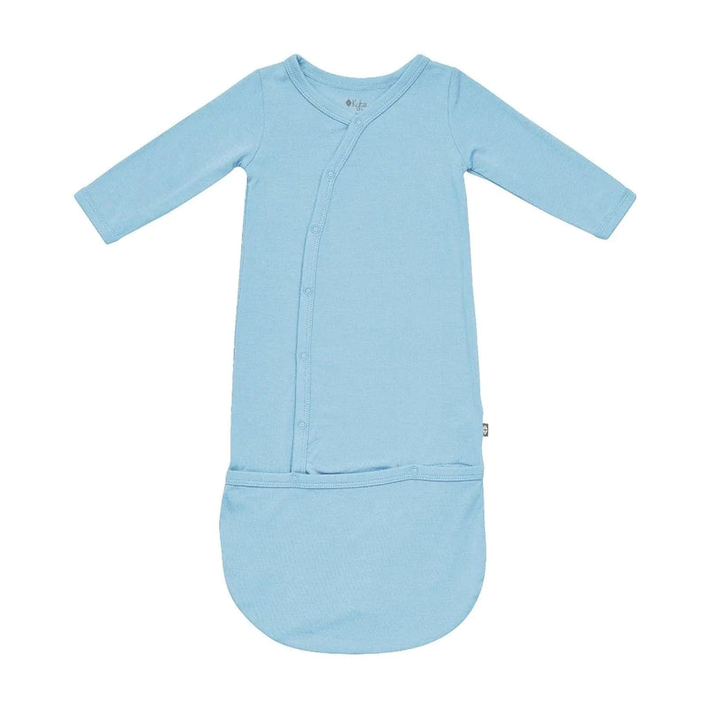 Kyte Baby stream blue baby sleep sack with sleeves