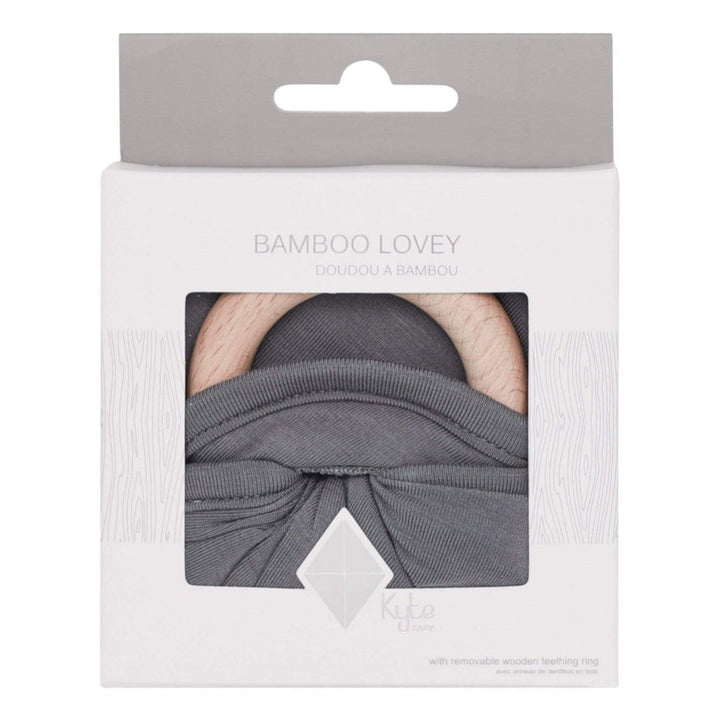 Kyte Baby blanket lovey in dark grey