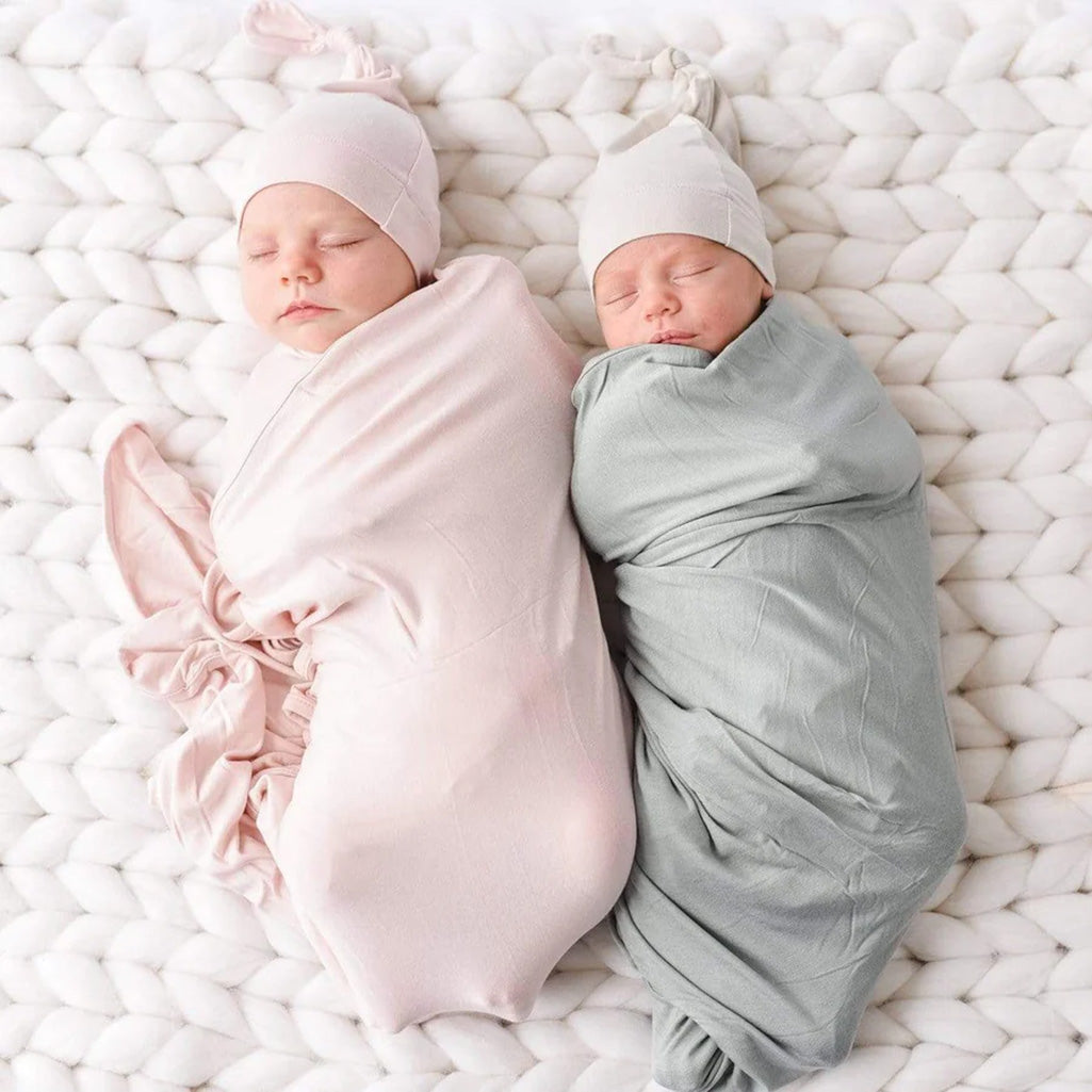 Kyte Baby Bamboo Swaddle in Blush, comfortable baby blanket for cozy sleep routines.