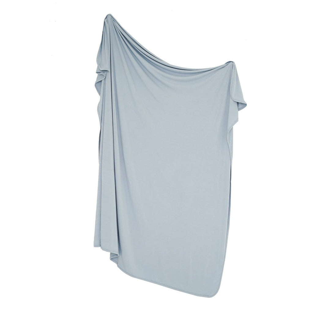 kyte baby light blue bamboo baby swaddle