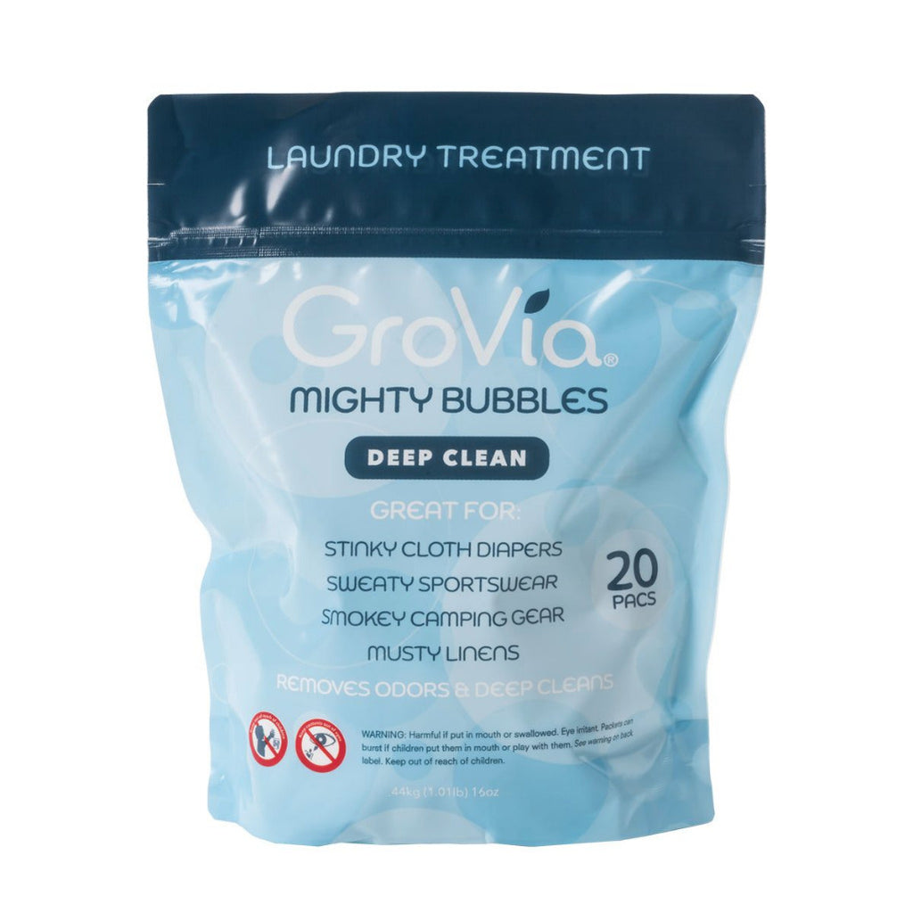 GroVia 20 Count Mighty Bubbles Deep Clean Laundry Treatment