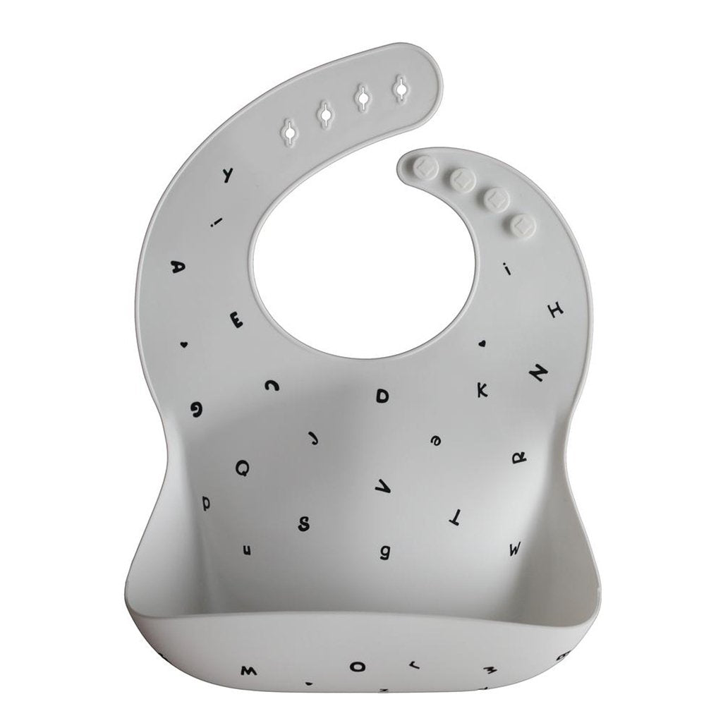 Mushie Silicone Bib for Kids, Reliable Silicone Bib Designed to Keep Clothes Clean During Mealtime