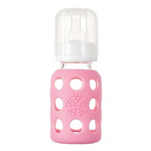 Pink lifefactory 4 ounce bottles infant