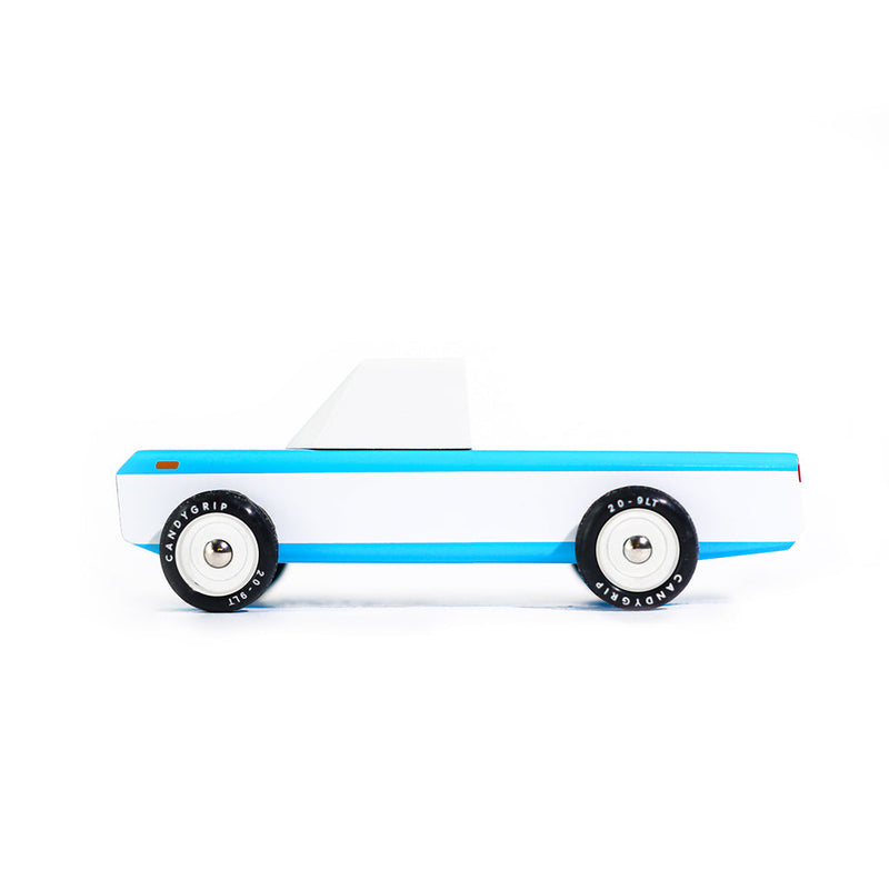 Retro Candylab wooden toy car, handcrafted for kids&