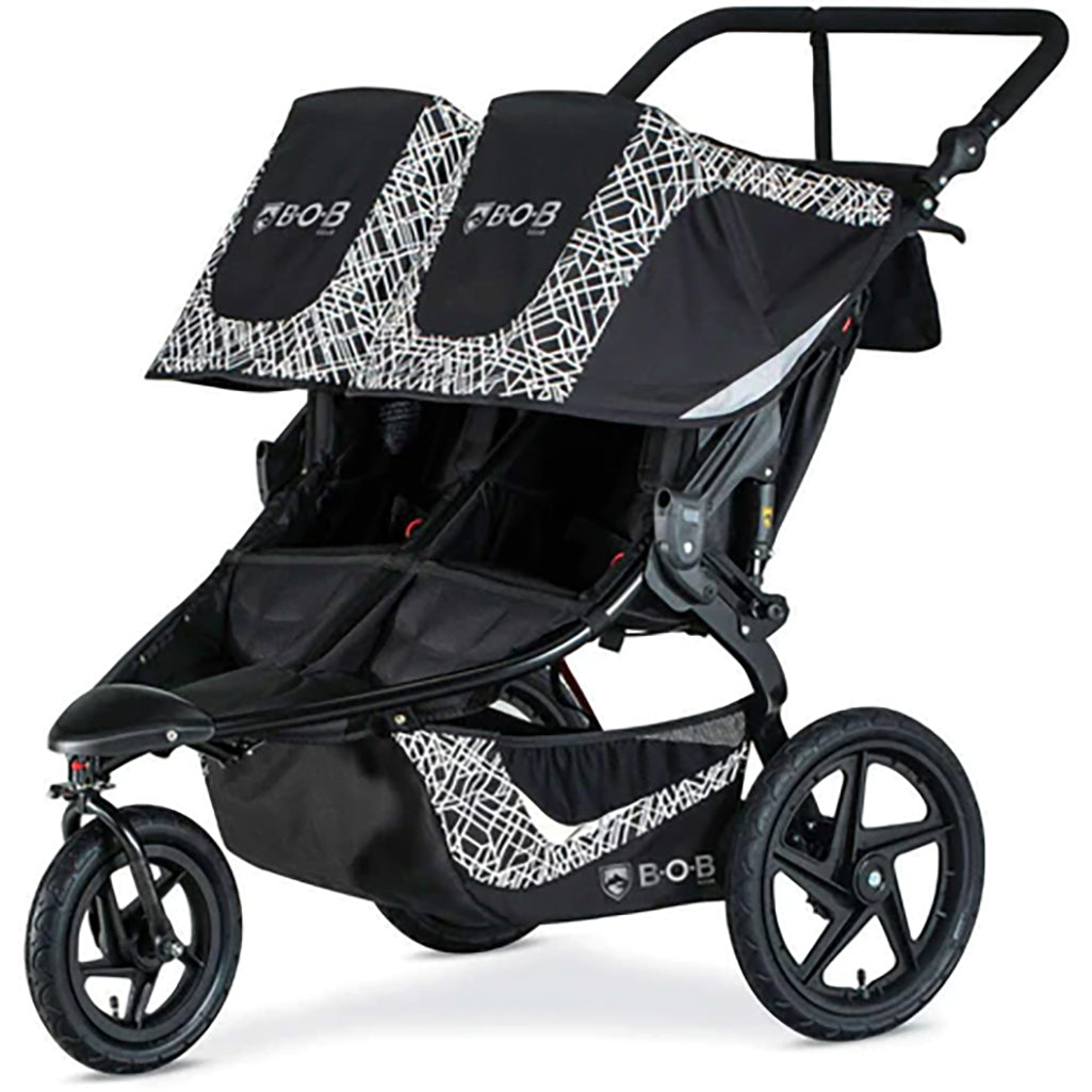 BOB Revolution Flex Double Stroller for two children