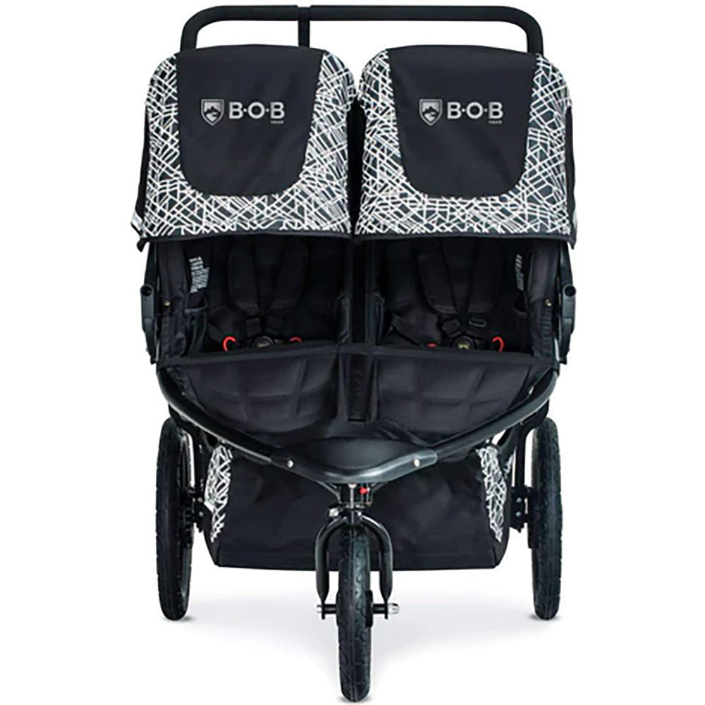 BOB Revolution Flex Double Stroller with suspension for comfort