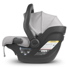 Side View of Uppababy Infant Car Seat Mesa in Stella Grey