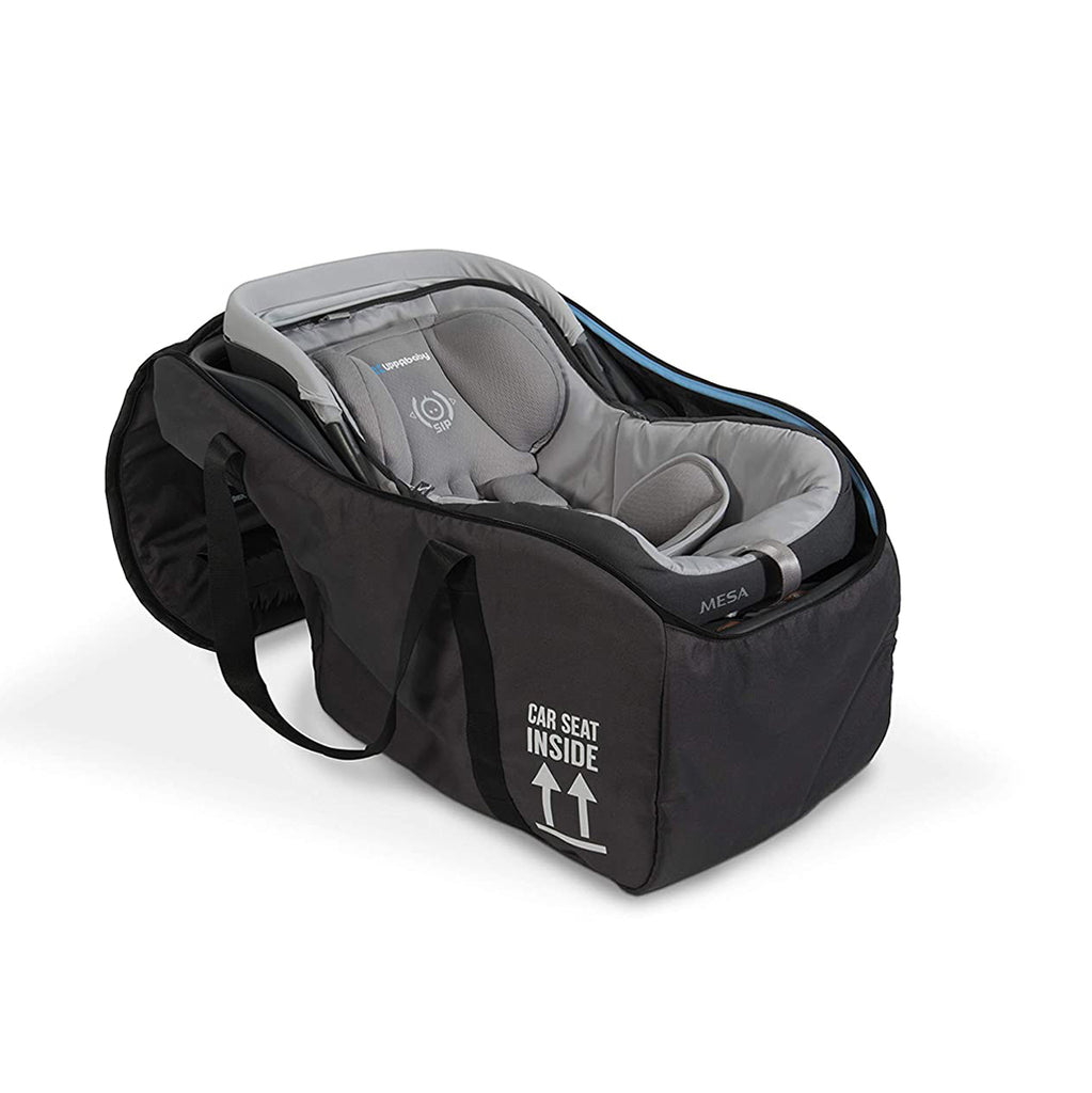 UPPABaby Mesa Family Travel Bag Accessory open with car seat inside