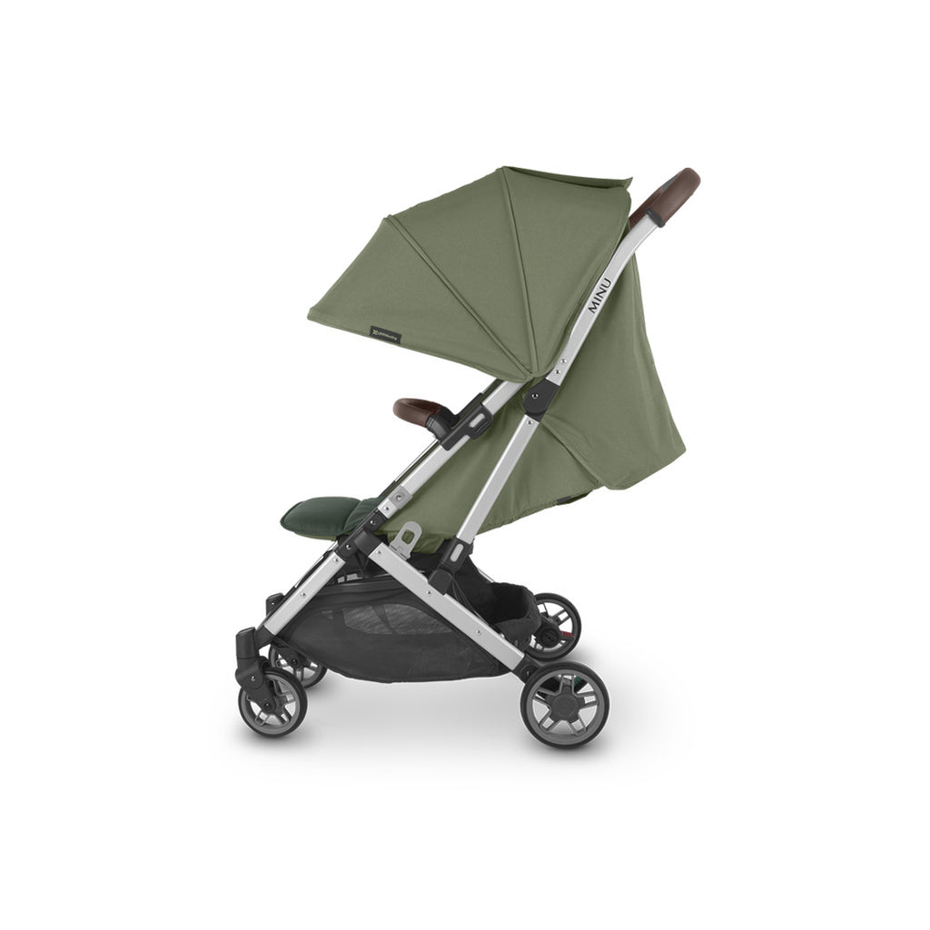 Minu V2 Stroller in Green with sunshade