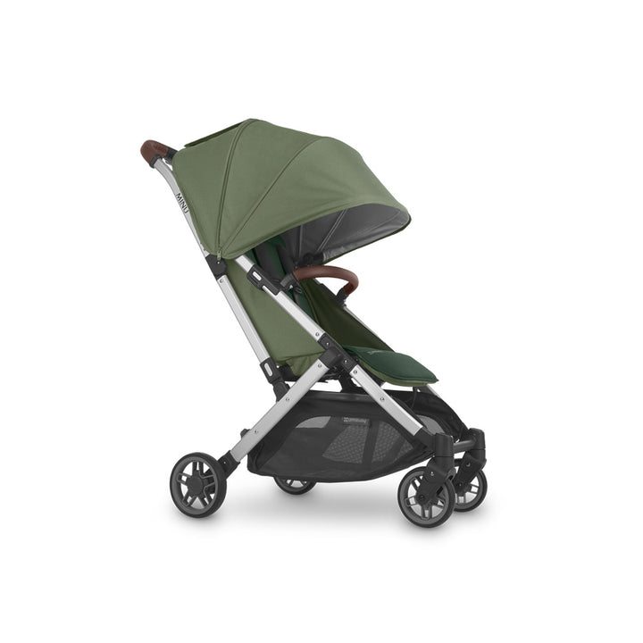 Uppababy stroller minu v2 in green with uppababy rumble seat