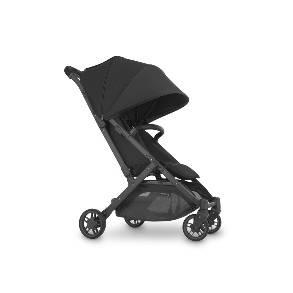 Right side of Uppababy stroller in black