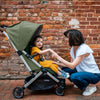 Woman and Toddler using Uppabay Stroller Minu V2 in Emelia Green