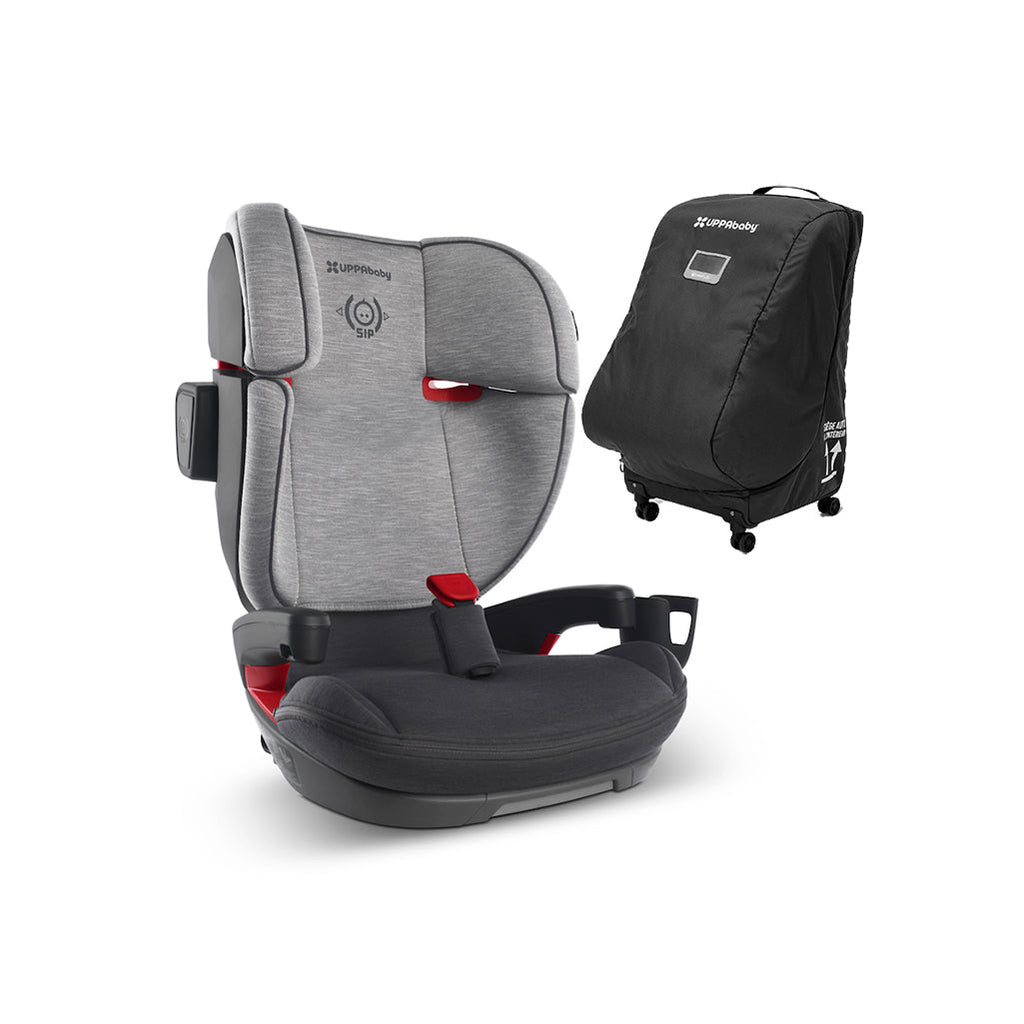 UPPAbaby Morgan Grey Alta Booster Seat & Travel Bag