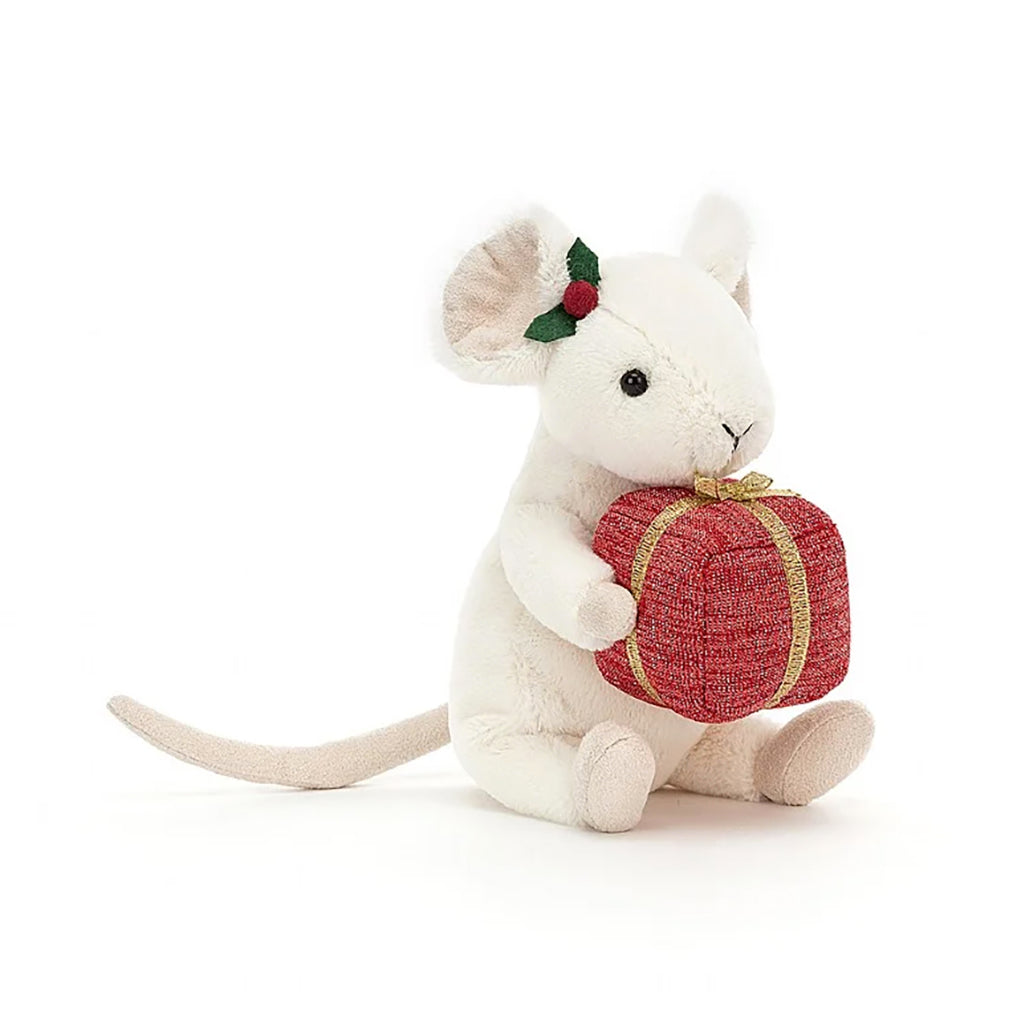 merry present mouse jellycat