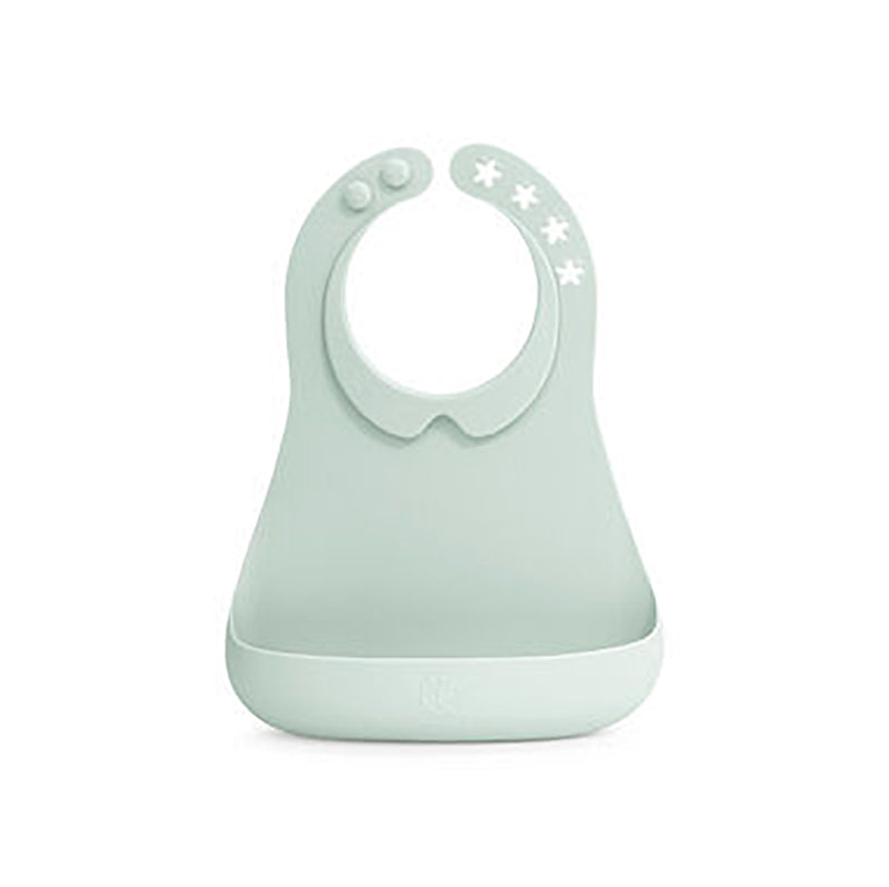 Stokke Munch Bib in Soft Mint for easy mealtime cleanup