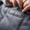babybjorn tag and stitching on bouncer infant anthracite cotton