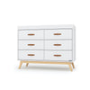 dadada Tribeca 6-Drawer Dresser shown with changing tray.