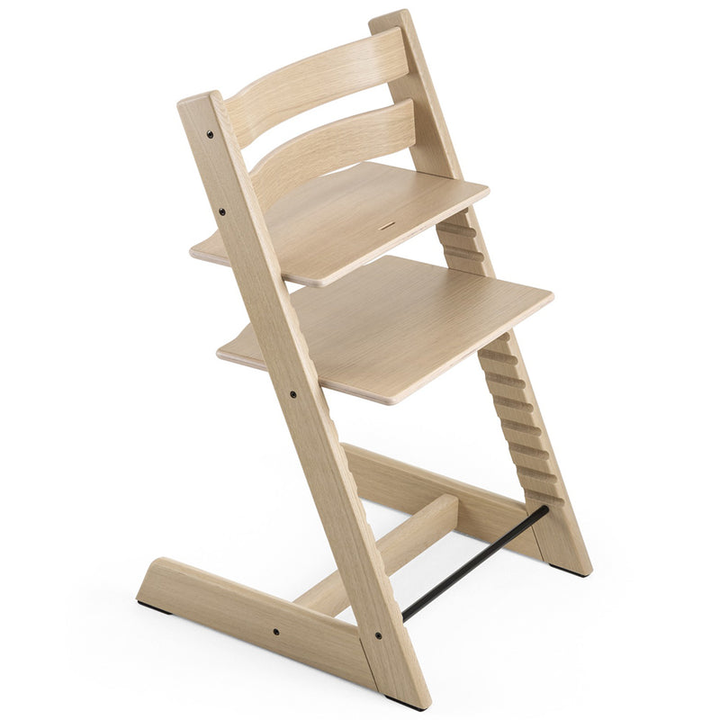 Stokke Beech Wood Adjustable Ergonomic Tripp Trapp Chair oak white 