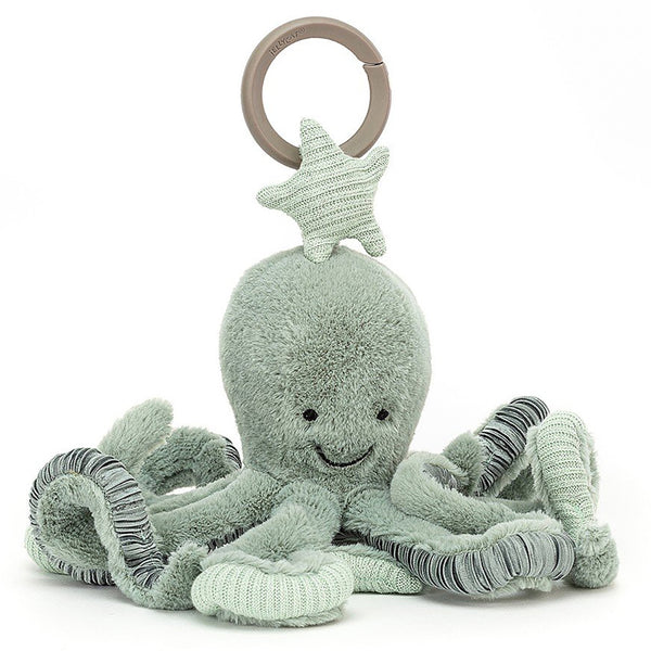 Jellycat Odyssey Octopus Activity Toy Children's Stuffed Animal Toy green
