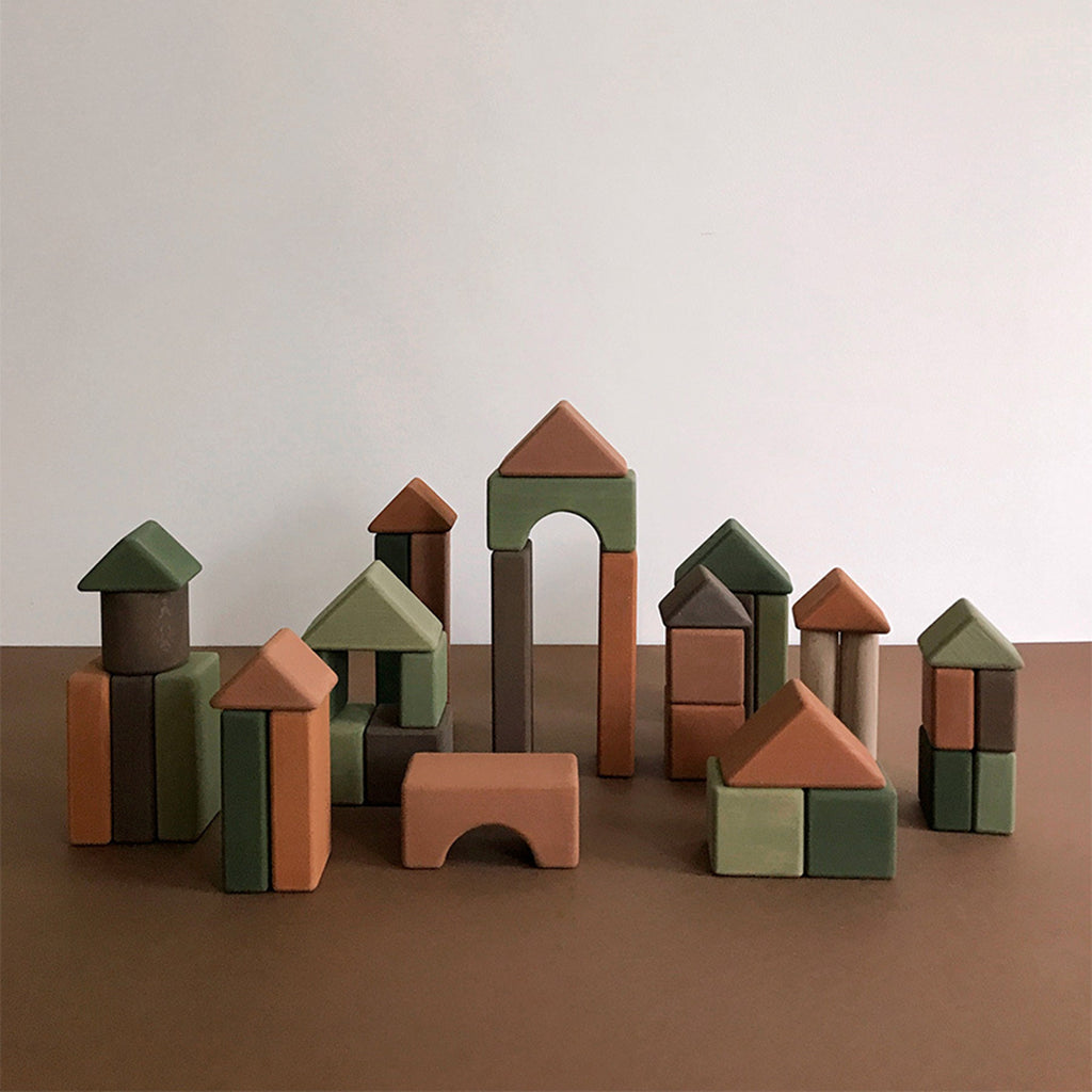 lifestyle_1, SABO Concept Olive Castle Building Blocks Kid's Wooden Toys