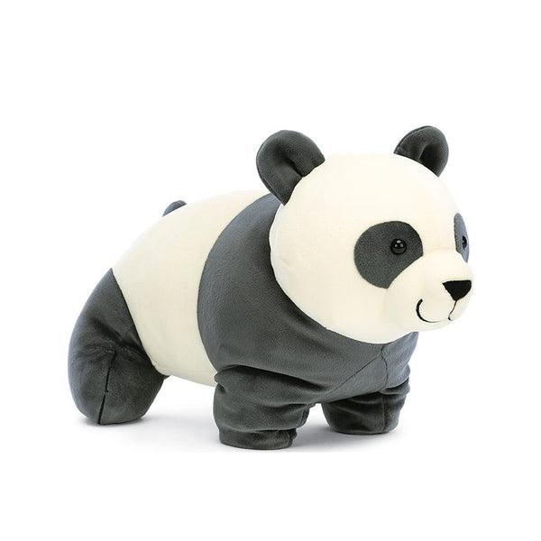 Jellycat Large Mellow Mallow Panda Children's Stuffed Animal Toy black and white