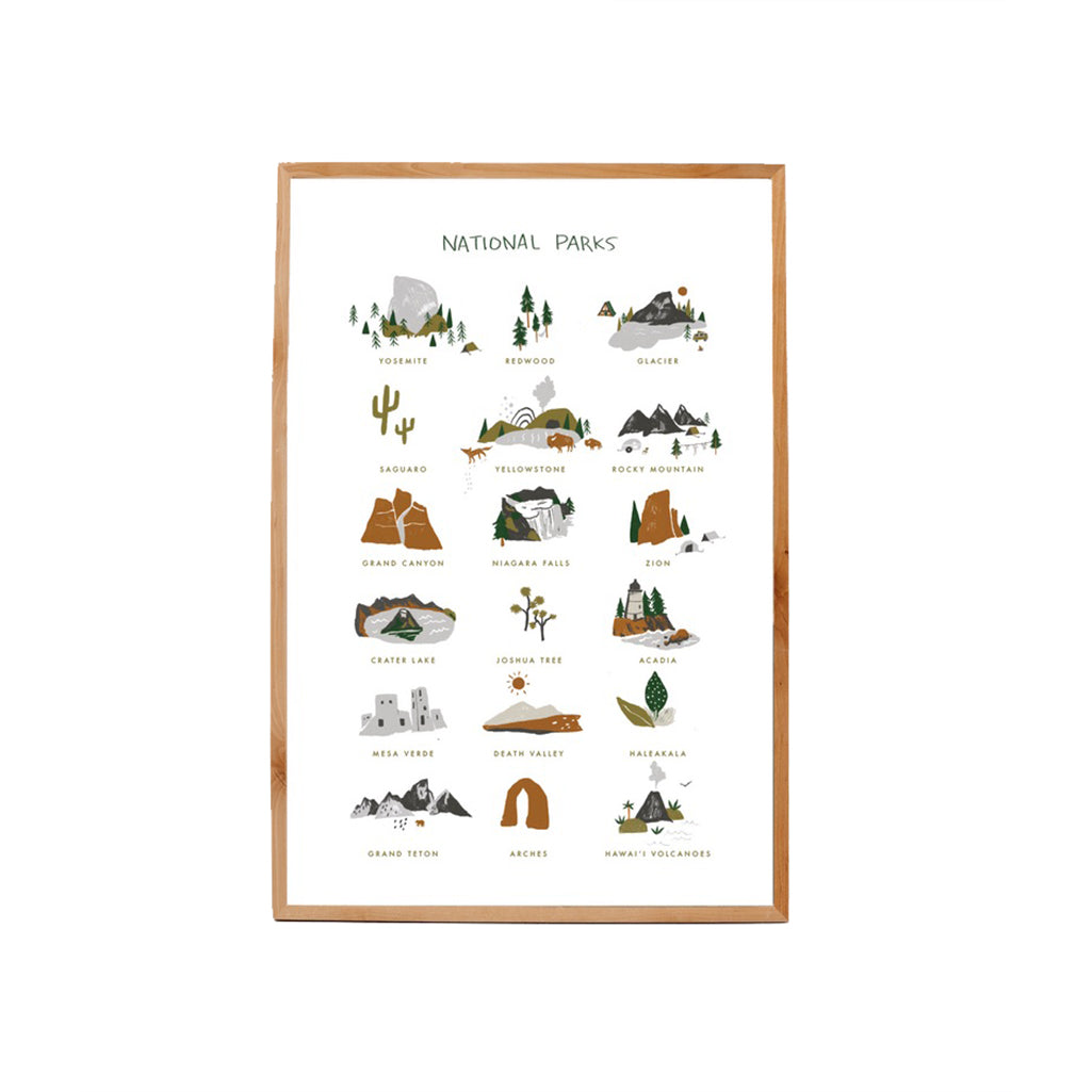 Clementine Kids National Parks Wall Art Decor