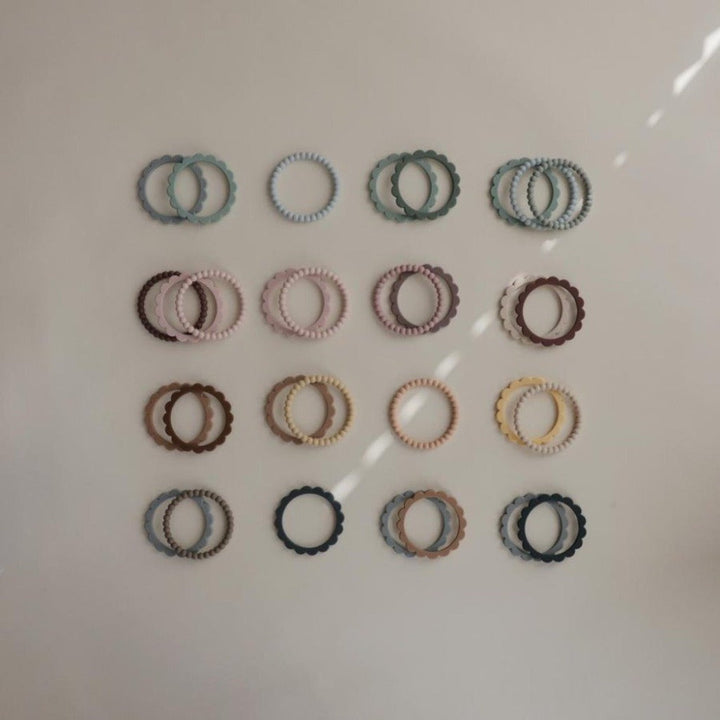 Mushie teething baby toy designed to engage entertain and provide comfort during teething